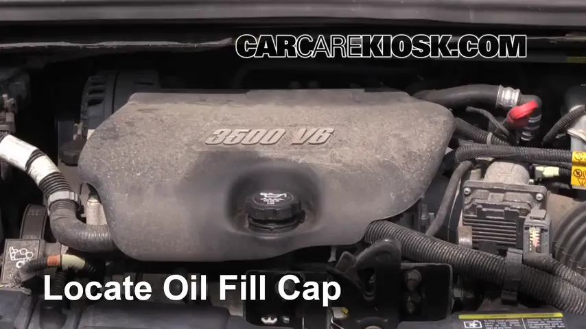 2005 Buick Terraza CX 3.5L V6 Oil Add Oil